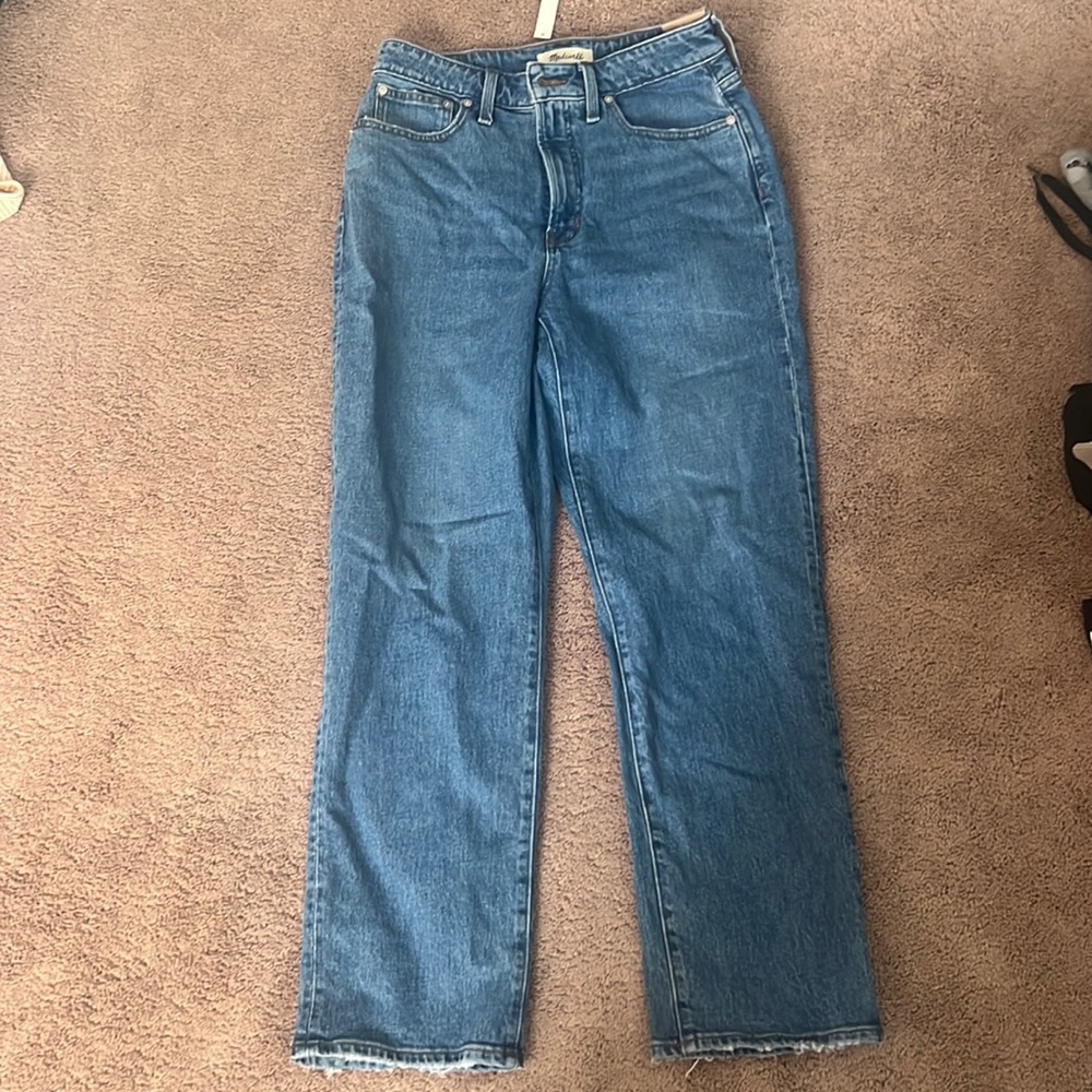 NWT Madewell curvy perfect vintage straight jeans